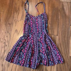 Patterned romper